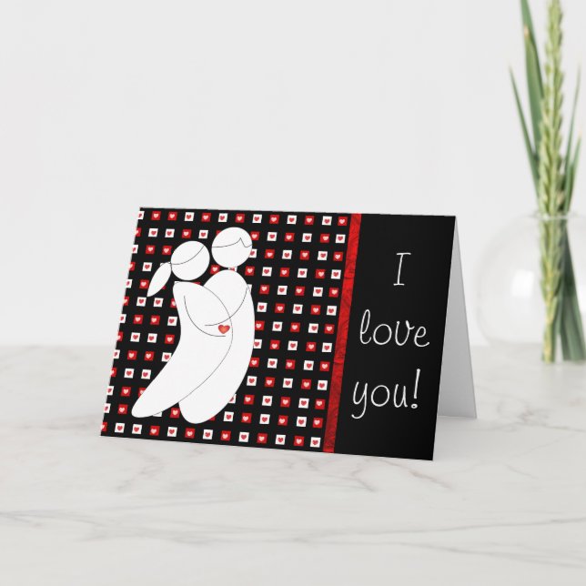 Cartão De Festividades 'Double Love' Card (Frente)