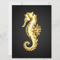 Dourado Cavalo de Mar Poligonal