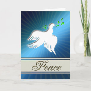 Cartão De Festividades Dove of peace