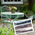 Cartão De Festividades Dovedale panoramic<br><div class="desc">Christmas card with snowy panoramic photos of Dovedale in the Peak District from New Forest Pics</div>
