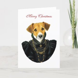 Cartão De Festividades DR037 Jack Russell Terrier, Feliz Natal