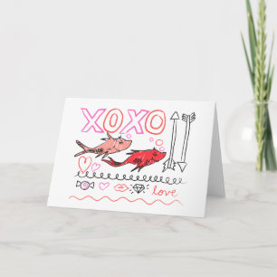 Cartão De Festividades Dr. Seuss Dia dos Namorados   Design XOXO
