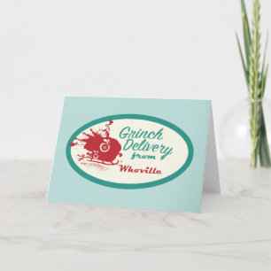 Cartão De Festividades Dr. Seuss Entrega Grcript de Who-ville