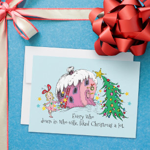 Cartão De Festividades Dr. Seuss Todos os que gostavam de Christma em W