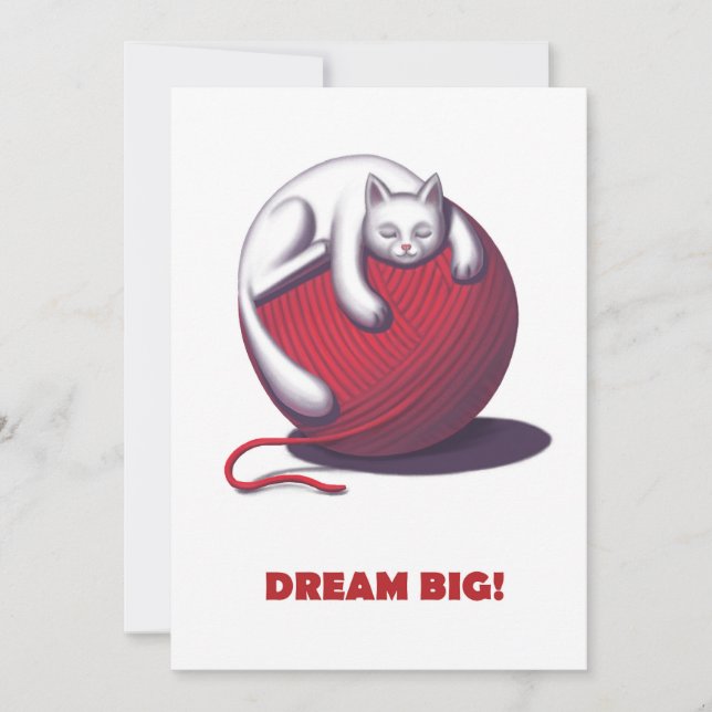 Cartão De Festividades Dream Big (Frente)