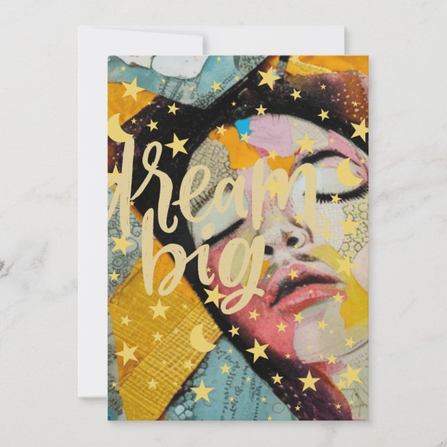 Cartão De Festividades Dream Big (Frente)