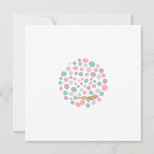 Cartão De Festividades 'DreamyPastels'