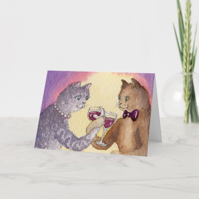 Cartão De Festividades Drink to me Only with Thine Eyes CARD (Frente)