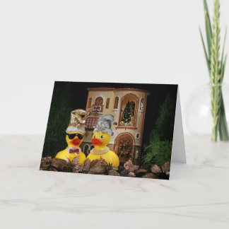 Cartão De Festividades Duckified!