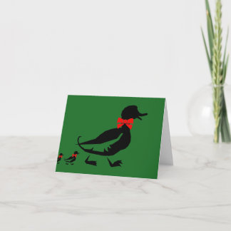 Cartão De Festividades Ducky Christmas Card