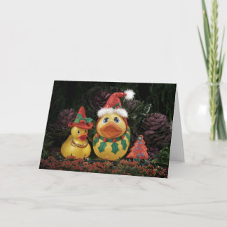 Cartão De Festividades Ducky Holidays!