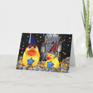 Cartão De Festividades Ducky New Year 2