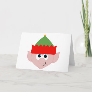 Cartão De Festividades Duende do Natal