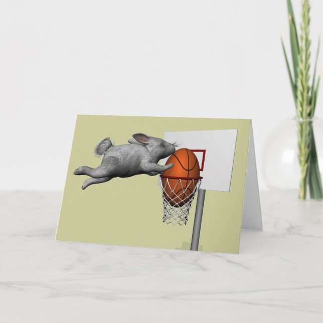 Cartão De Festividades Duna de Slam Perfeita do Coelhinho da Páscoa (Frente)