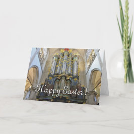 Cartão De Festividades Dutch organ Easter card