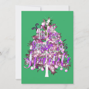 Cartão De Festividades É Época de Brilhar