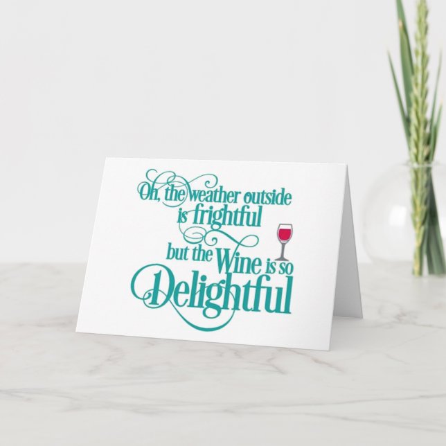 CARTÃO DE FESTIVIDADES E "GOSTAMOS" DO VINHO (Frente)