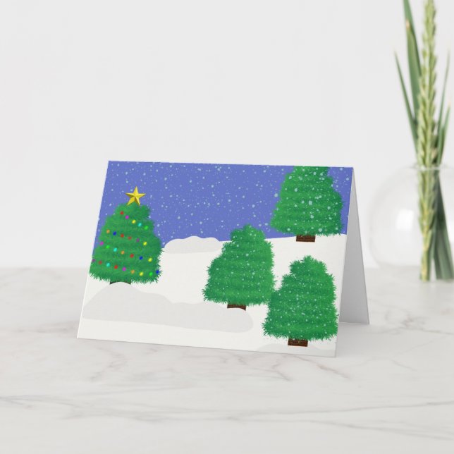 Cartão De Festividades É hora de dar um jeito nas coisas de Natal (Frente)