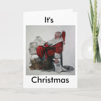 Cartão De Festividades É Natal