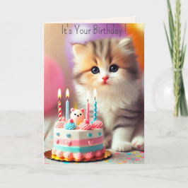 Cartão De Festividades É seu aniversário