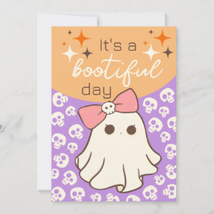 Cartão De Festividades É Um Dia Bootiful de Halloween