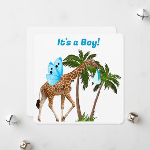 Cartão De Festividades É um Menino Notecard