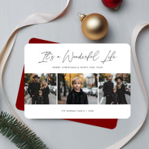 É uma maravilhosa vida Natal Ano Novo