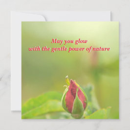 Cartão De Festividades Earth’s Glow and Healing Japanese Flowers/EarthDay
