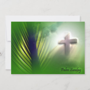 Cartão De Festividades Easter and Palm Sunday Crosses and Scenes