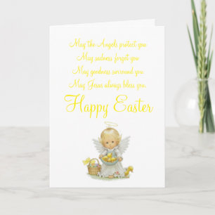 Cartão De Festividades Easter Angel Greeting Card