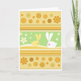 Cartão De Festividades Easter Bunnies