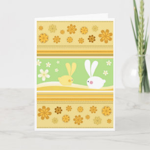 Cartão De Festividades Easter Bunnies