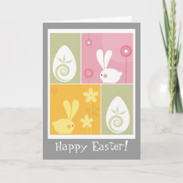 Cartão De Festividades Easter Bunnies