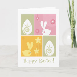 Cartão De Festividades Easter Bunnies