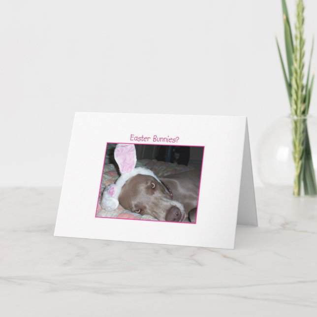 Cartão De Festividades Easter Bunnies? Bah Humbug! (Frente)