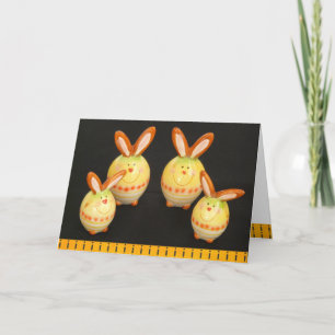 Cartão De Festividades Easter Bunnies Card