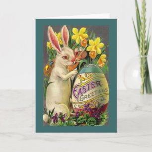 Cartão De Festividades Easter Bunny Greetings