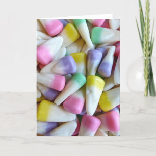 Cartão De Festividades Easter Candy Corn