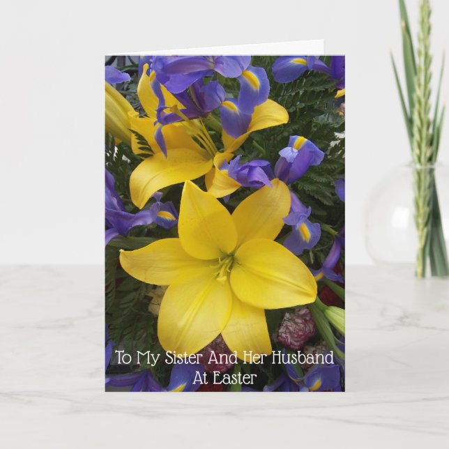 Cartão De Festividades Easter Card (Frente)