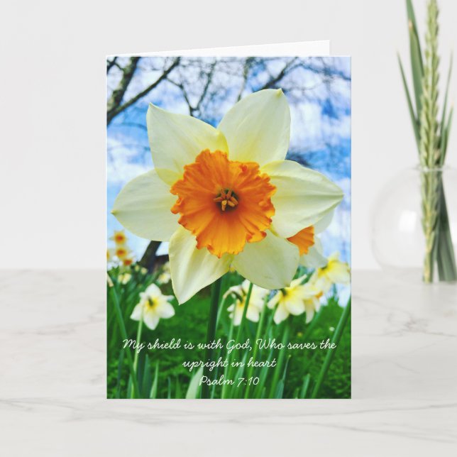 Cartão De Festividades Easter Card (Frente)