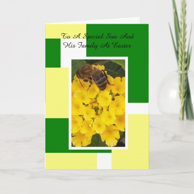 Cartão De Festividades Easter Card (Frente)