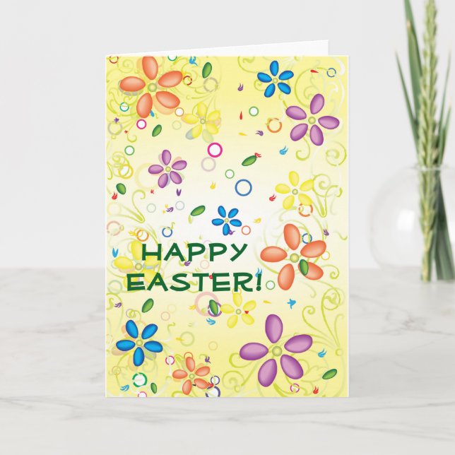 Cartão De Festividades Easter card (Frente)