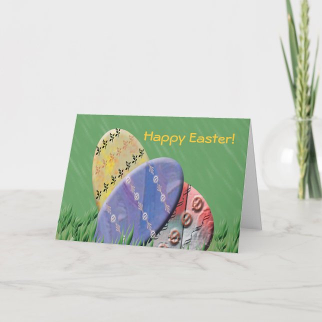 Cartão De Festividades Easter Card (Frente)