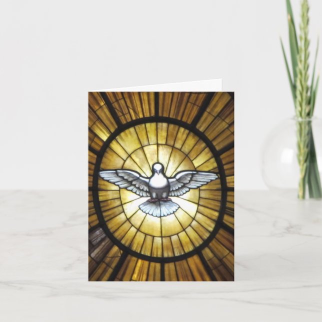 Cartão De Festividades Easter Card--Dove (Frente)