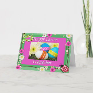 Cartão De Festividades Easter Card For Godmother