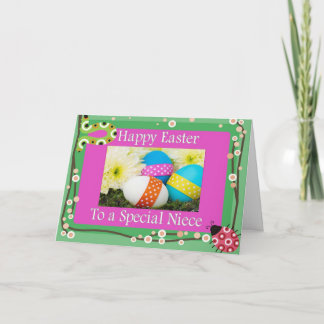 Cartão De Festividades Easter Card For Niece