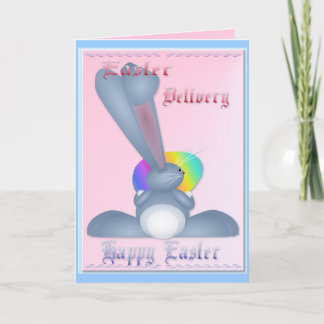 Cartão De Festividades Easter Delivery Card