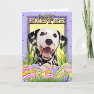 Cartão De Festividades Easter Egg Cookies - Dalmatian