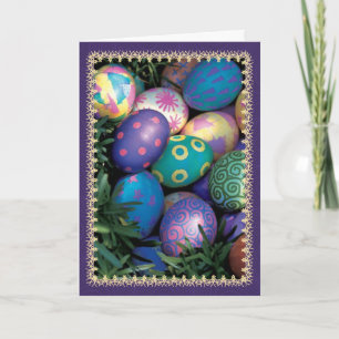 Cartão De Festividades Easter Egg Holiday Greeting