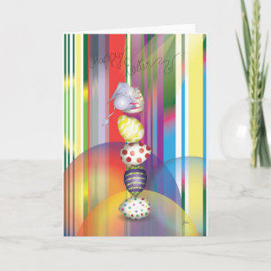 Cartão De Festividades Easter Elephant